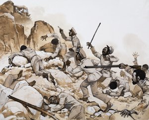 Militär skärmytsling av Angus McBride
