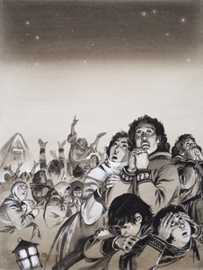 Nyårsafton år 999 e.Kr. (gouache på papper) av Angus McBride
