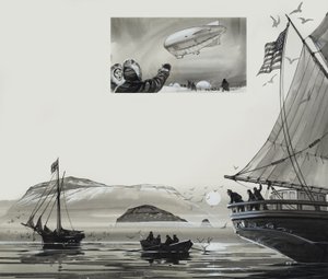 Roald Amundsen (1872-1928) (gouache på papper) av Angus McBride