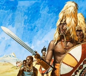 Masai-stammen i Afrika av Angus McBride