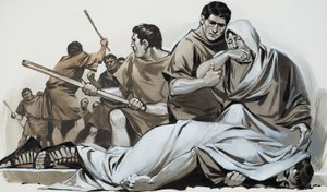 Tiberius Gracchus (gouache på papper)