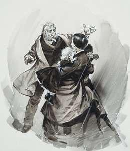 "Var är resten av dem" (gouache på papper) av Angus McBride