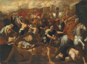 Striden mellan israeliterna och amalekiterna förbises av Moses, hans armar hölls upp av Aron och Hur