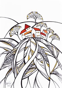 Den fantasifulla byn Whimsical Hill