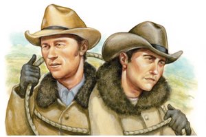 Brokeback Mountain, 2005 (akryl på illustrationstavla)