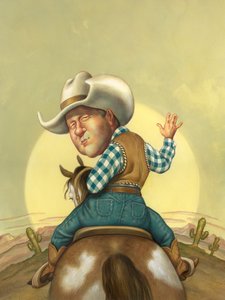 Happy Trails, 2000 (akryl på illustrationstavla) av Anita Kunz