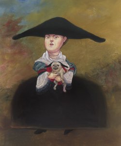 La Belle Bourgeoisie, 2019 (akrylfärg på illustrationskartong) av Anita Kunz