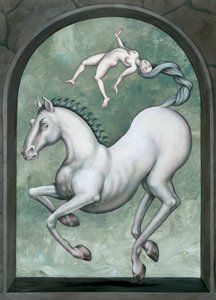 The Host, 2012 (akrylfärg på illustrationskartong) av Anita Kunz