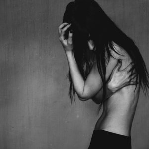 Kvinna i förtvivlan