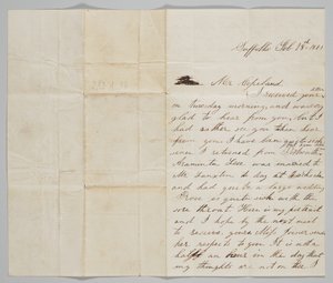 Brev till John Copeland från hans hustru Ann, 18 februari 1861. av Ann Hurst Copeland