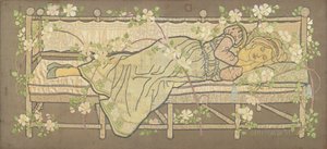 Törnrosa (sidenbroderi) av Ann MacBeth
