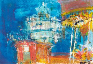 Christmas Merry-Go-Round (blandade media) av Ann Oram