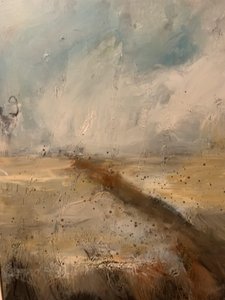 Lugnt abstrakt landskap