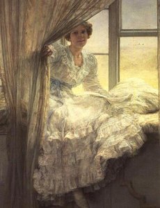 Vid fönstret av Anna Alma Tadema