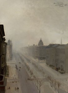 Gatan Unter den Linden i Berlin