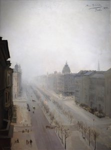 Gatan Unter den Linden i Berlin