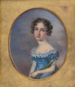 Sarah Ann Beck, ca. 1818. av Anna Claypoole Peale