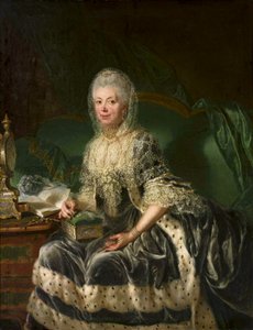 Porträtt av Anna von Wartensleben av Anna Dorothea Therbusch