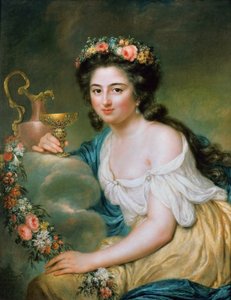 Porträtt av Henriette Herz, född De Lemos 1764-1847 som Hebe, 1778.