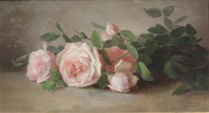 Stilleben med rosor av Anna Eliza Hardy