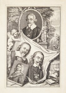 Gruppfoto av medlemmar av familjen Sehested av Anna Folkema