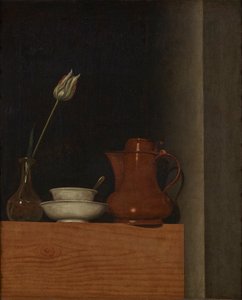 Stilleben med kanna och tulpan av Anna Maria Punz