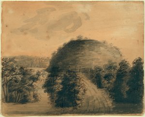 Ritning av Big Mound av Anna Maria Von Phul av Anna Maria von Phul