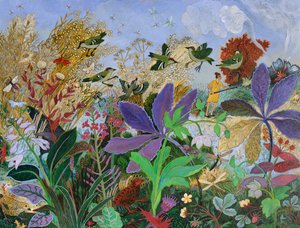 Burning Off, 2014 (akryl) av Anna Pugh