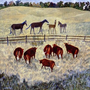 Inlärningskurva, 2005 (akryl) av Anna Pugh