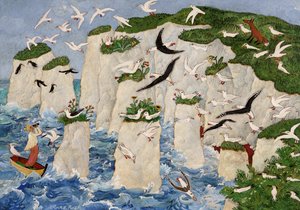 Old Harry, 2017 (akryl) av Anna Pugh