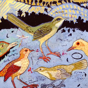 Små fåglar, 2006 (akryl) av Anna Pugh