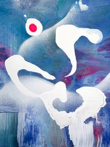 Kosmiskt öga – abstraktion av Anna Viklund