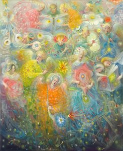 Daydream - after the music of Max Reger, 2014 (olja på belgiskt linne)