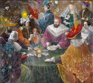 Madrigal, 2007 (olja på belgiskt linne) av Annael Anelia Pavlova