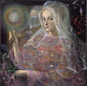 Sagittarius, 2007 (olja på belgiskt linne) av Annael Anelia Pavlova