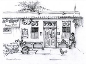 General store, 2019 (grafitpenna)