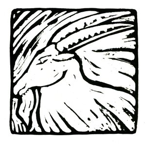 Horoskop (Stenbocken), 2017 (linnetryck)