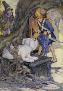 The Tinder Box (färg litho)