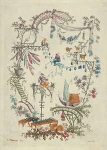 Chinoiserie från New Suite of Chinese Arabesque Notebooks, 1790-99.