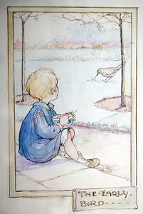The Early Bird - Trast får en mask av Anne Anderson
