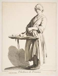 Apple Seller, 1746. av Anne Claude Philippe de Caylus