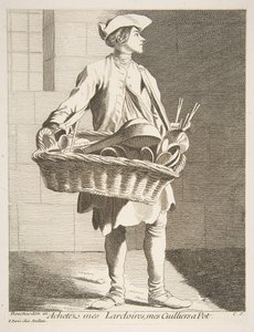 Köpare av köksredskap, 1746. av Anne Claude Philippe de Caylus