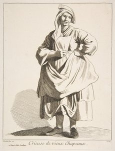 Handlare av gamla hattar, 1742.