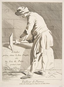 Stenhuggare, 1737. av Anne Claude Philippe de Caylus