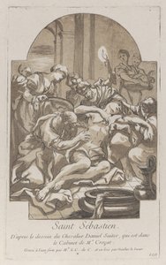 Sankt Sebastians martyrskap, ca. 1729. av Anne Claude Philippe de Caylus
