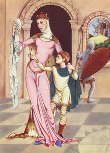 Königin Mathilde und ihr Sohn Heinrich