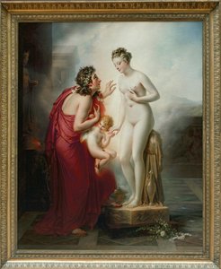 Pygmalion och Galatee... av Anne Louis Girodet de Roucy-Trioson