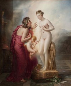 Pygmalion och Galatea, före 1819.