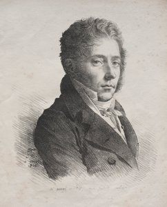 Samling av litografiska essäer: Porträtt av MR. Coupin de La Couperie, 1816. av Anne Louis Girodet de Roucy Trioson