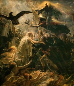 Apoteosen för franska hjältar som dog för landet under frihetskriget, tidigt 1800-tal av Anne Louis Girodet de Roucy Trioson